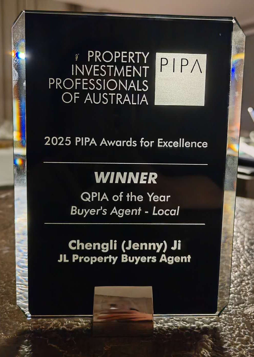 Winner QPIA Buyers agent 2025 Winner QPIA Buyers agent 2025